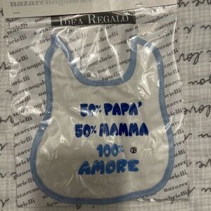 Italian baby bib